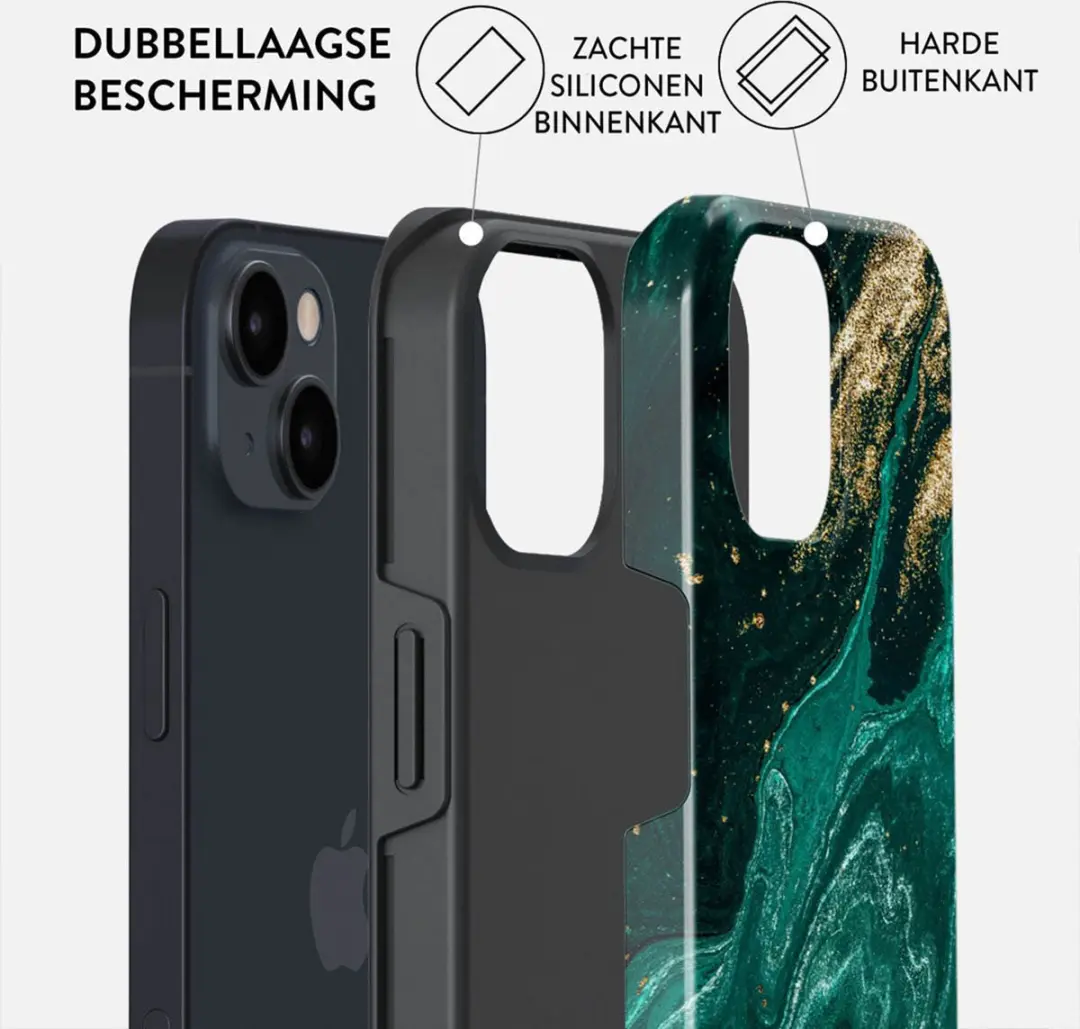 Burga Telefoonhoesje iPhone 13 MagSafe Emerald Pool
