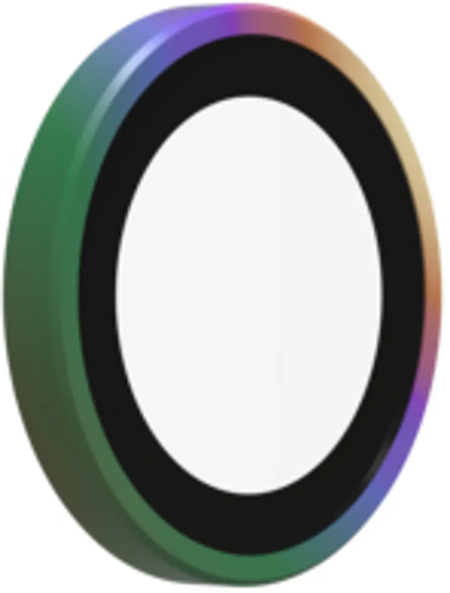 ZAGG Glass Elite Camera Rings iPhone Air - Tempered Glass - Chrome