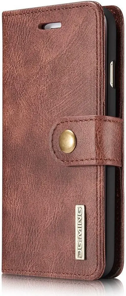 DG.MING Portemonnee Hoesje Echt Leer Rood - 3 Pasjes - afbeelding 6 van 6