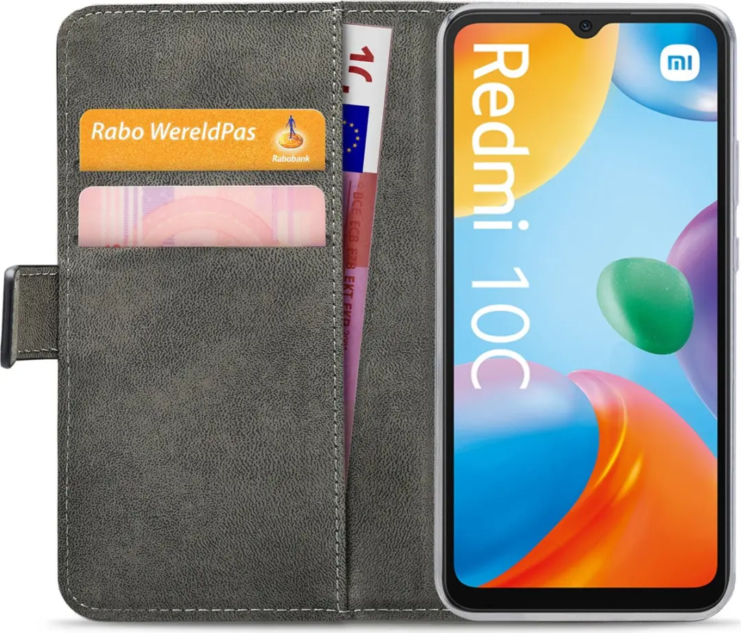 Mobilize Classic Gelly Wallet Bookcase Xiaomi Redmi 10C - Zwart