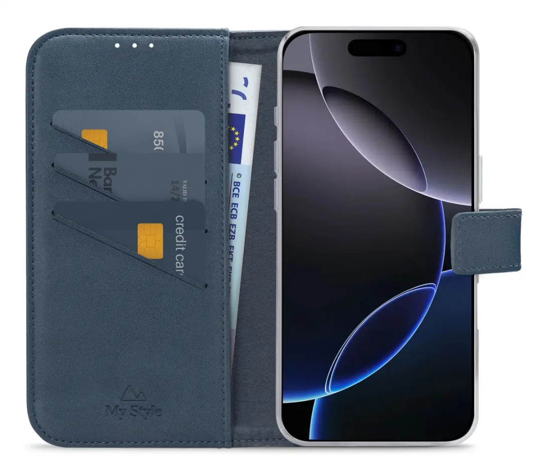My Style MSFWLT1619 Telefoonhoesje iPhone 16 Pro - Blauw