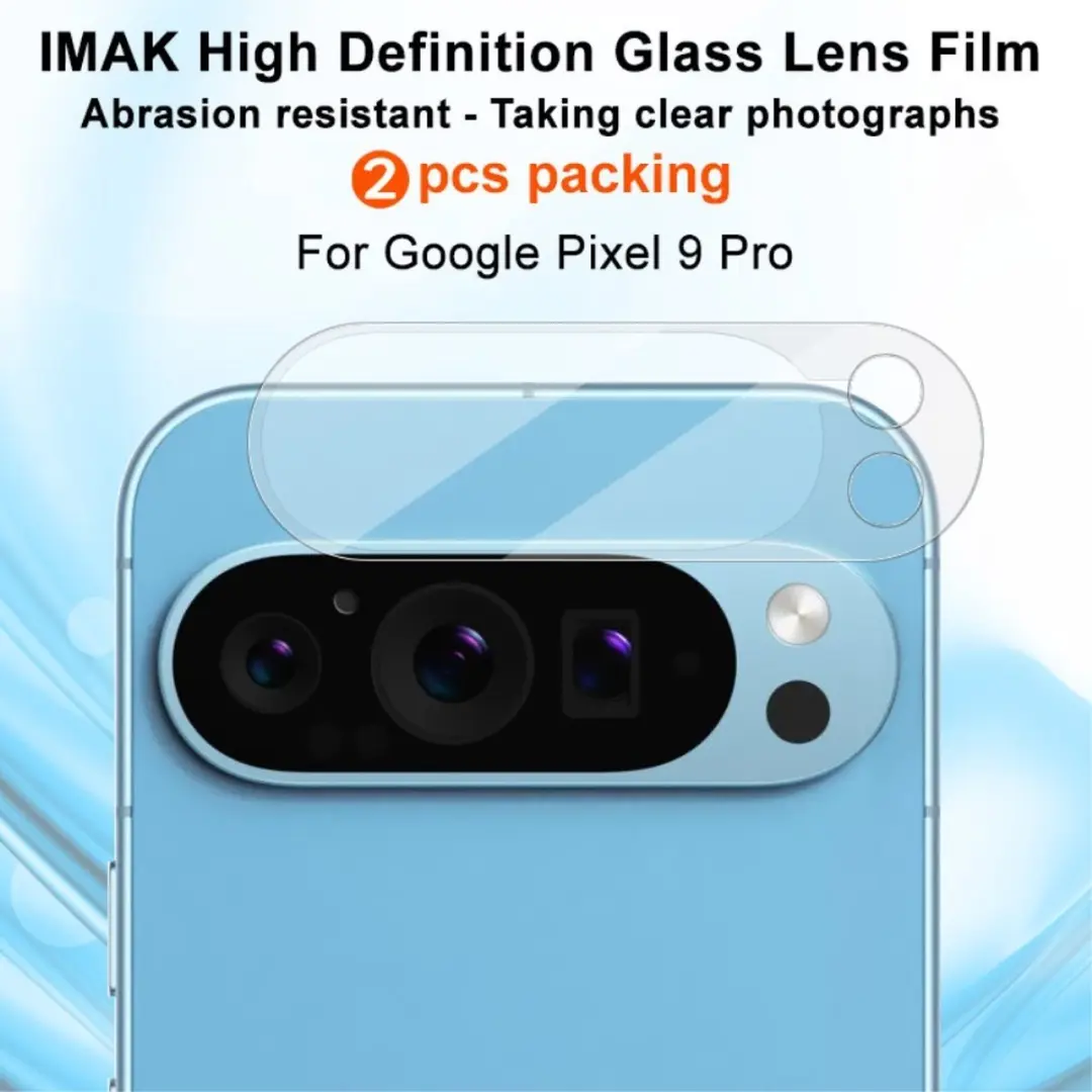 Imak 9H Camera Lens Protector Google Pixel 9 Pro - Transparant - 2 Stuks - afbeelding 6 van 6