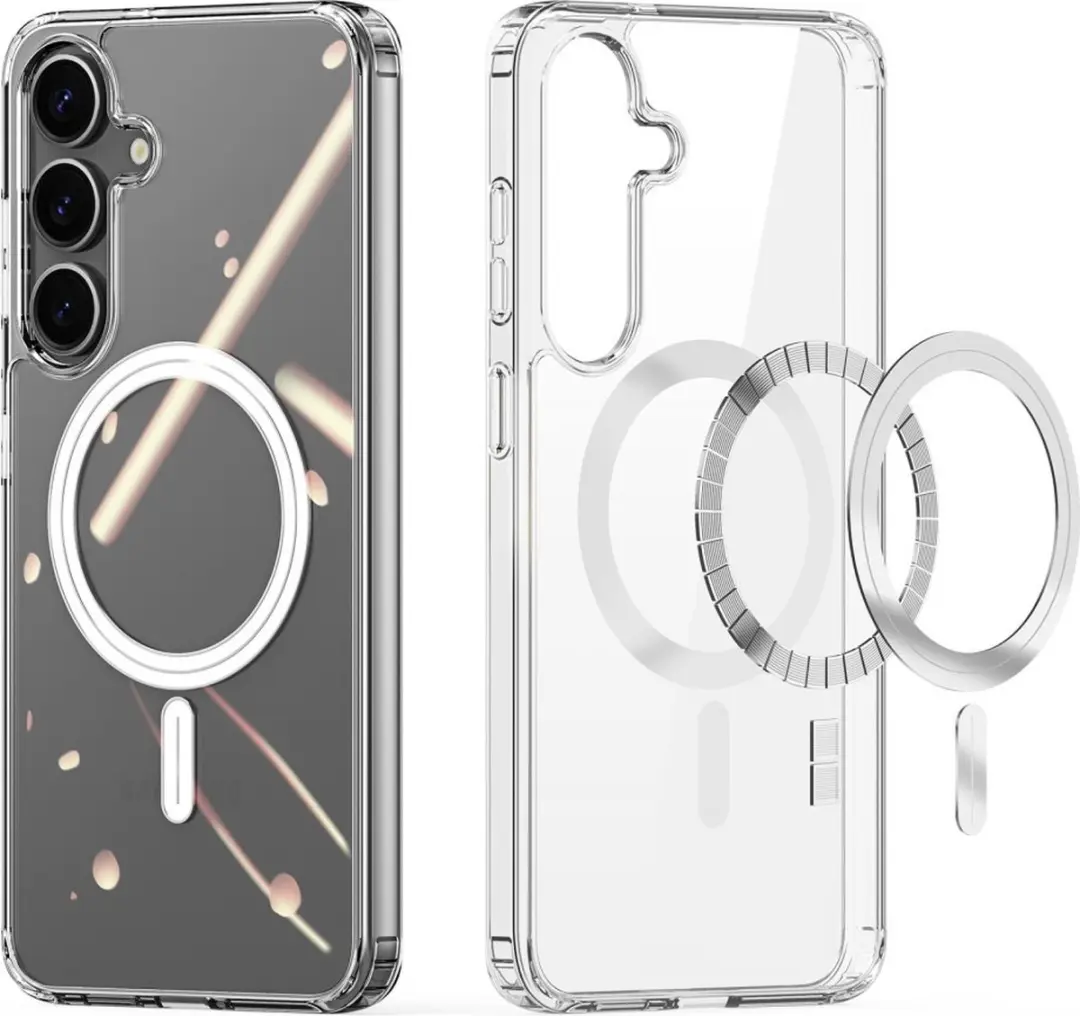 Dux Ducis Galaxy S25 Hoesje - Magnetisch - Transparant