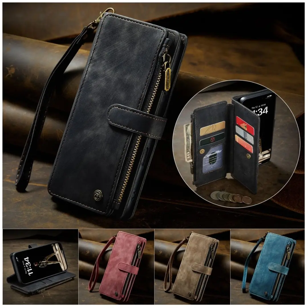CaseMe C30 iPhone 17 Hoesje - Pasjeshouder 10 Stuks - Zwart