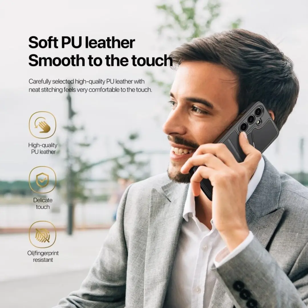 Dux Ducis Rafi Mag Series Telefoonhoesje S24 Plus - Zwart