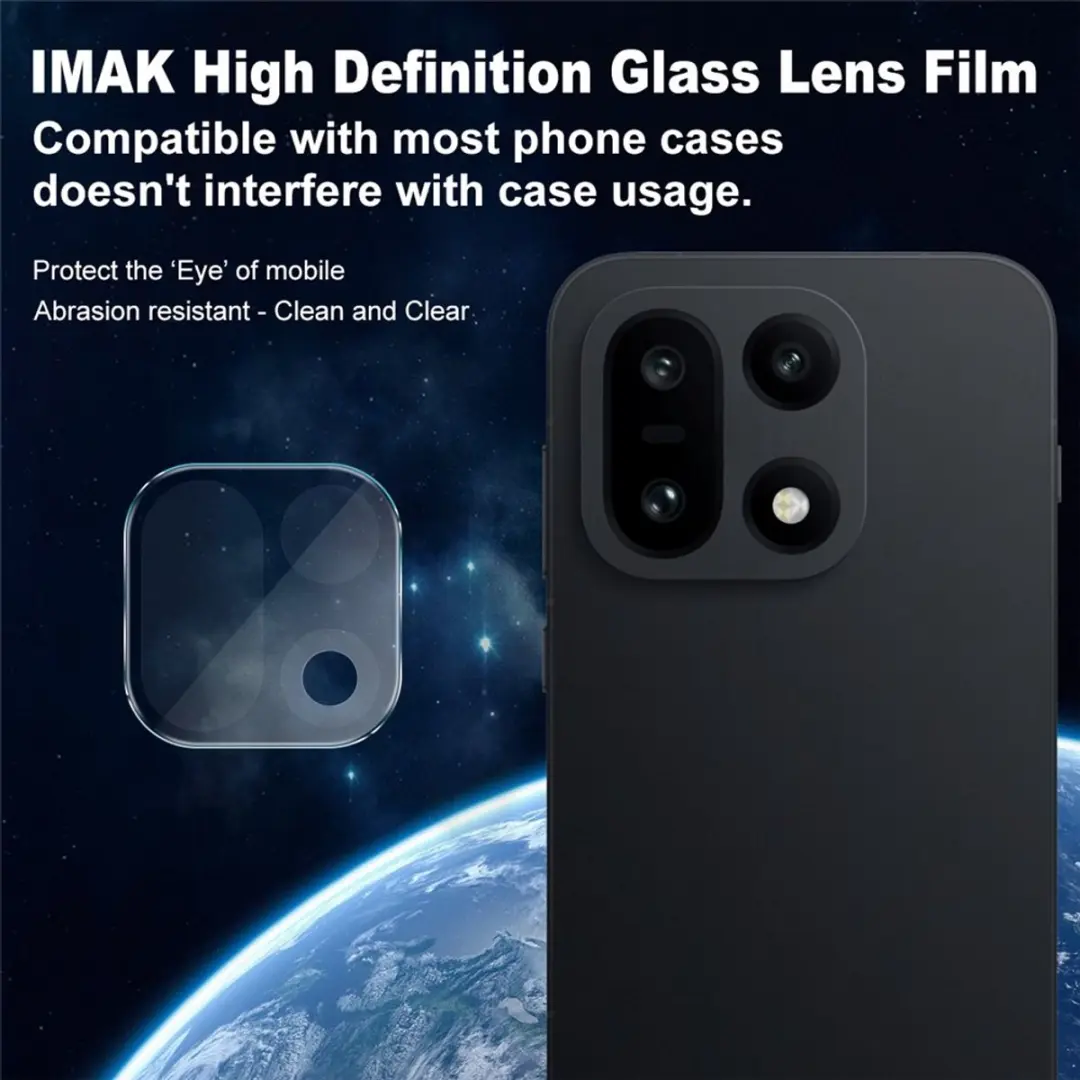 Imak 9H Tempered Glass Camera Lens Protector OnePlus 15 - Transparant - afbeelding 6 van 6