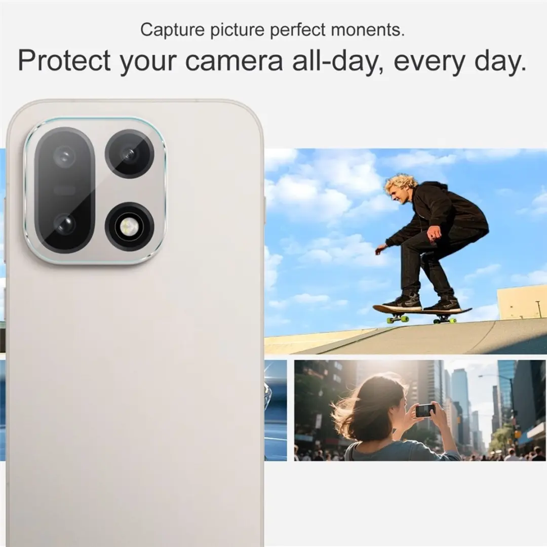 Imak 9H Tempered Glass Camera Lens Protector OnePlus 15 - Transparant