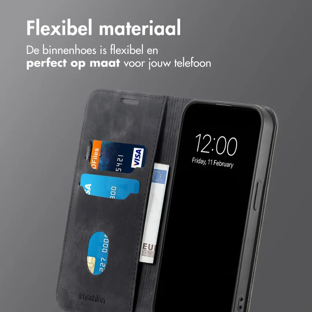 Imoshion Hoesje OnePlus 15 Slim Bookcase - 2 Pasjes - Zwart