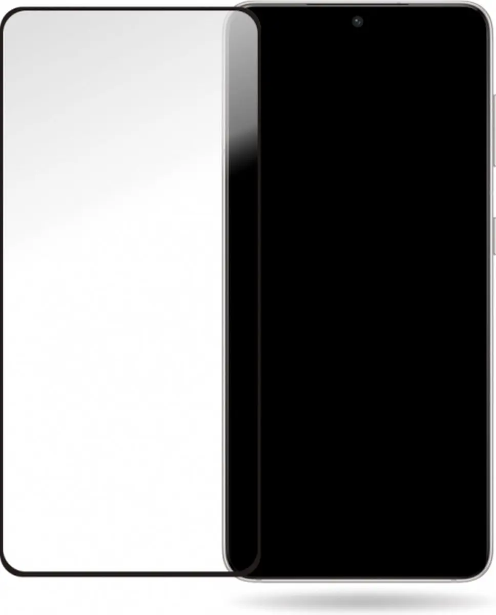 Mobilize Samsung Galaxy S21 Glazen Screenprotector - Case Friendly - Zwart