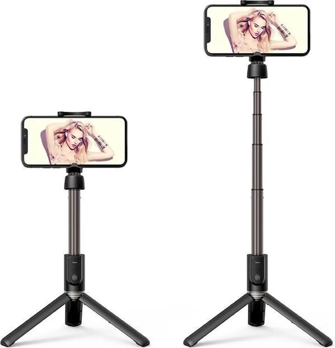 Hoco K11 Draadloze Selfiestick 3-in-1