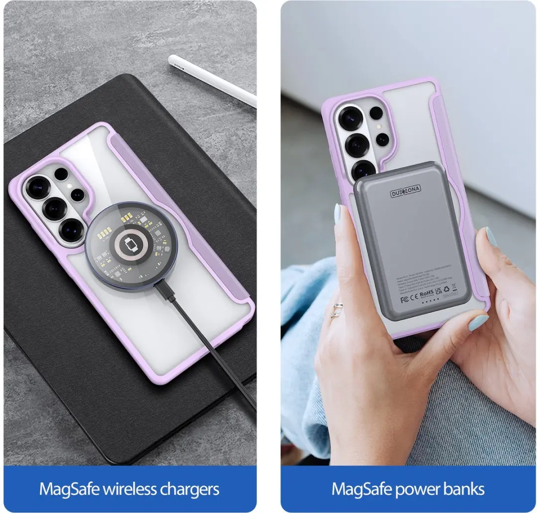 Dux Ducis Skin X Pro Series Book Case - Samsung Galaxy S26 Ultra - MagSafe - Lavendel