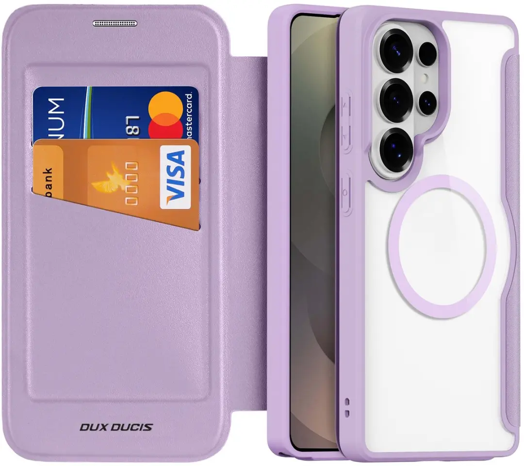 Dux Ducis Skin X Pro Series Book Case - Samsung Galaxy S26 Ultra - MagSafe - Lavendel