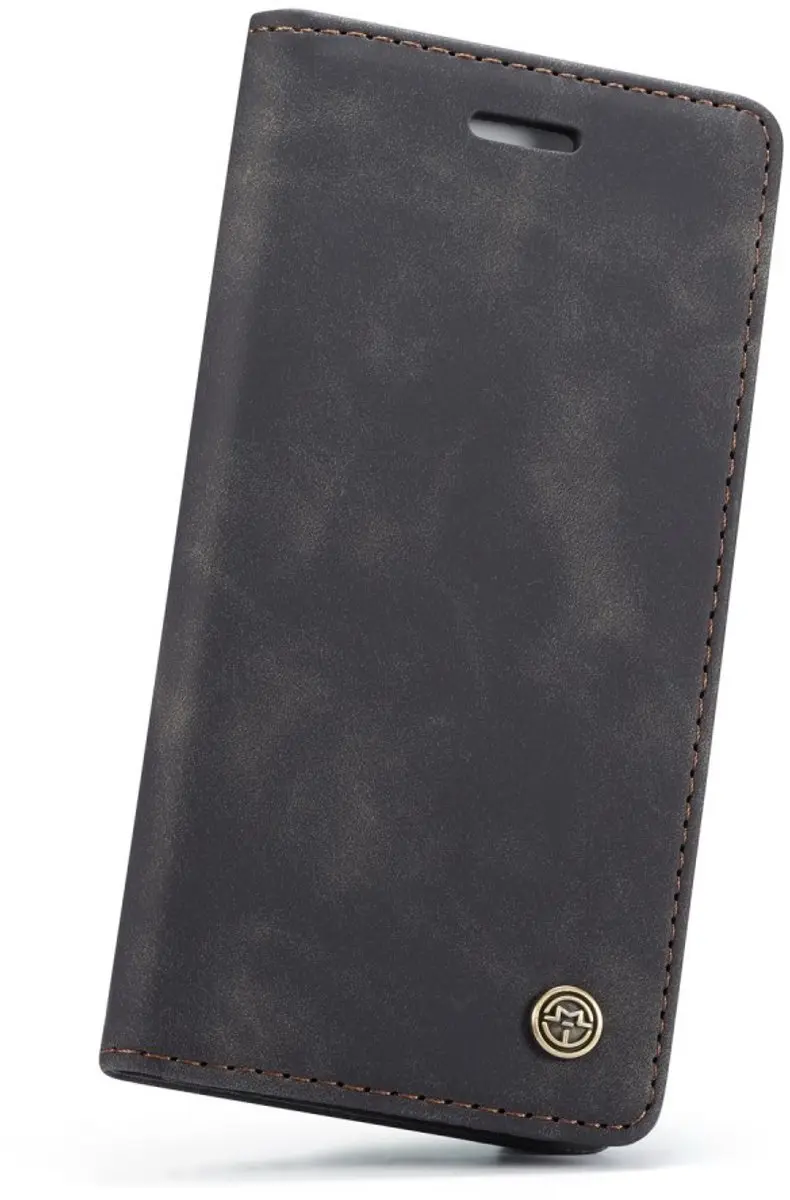 Caseme Book Case CSM-30001 iPhone Hoesje - 2 Stuks - Zwart