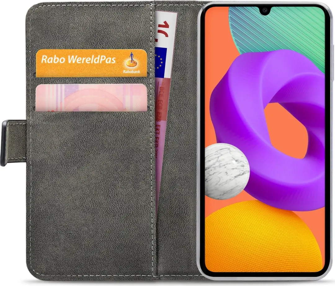 Mobilize Classic Gelly Wallet Bookcase Samsung Galaxy M22 - Zwart