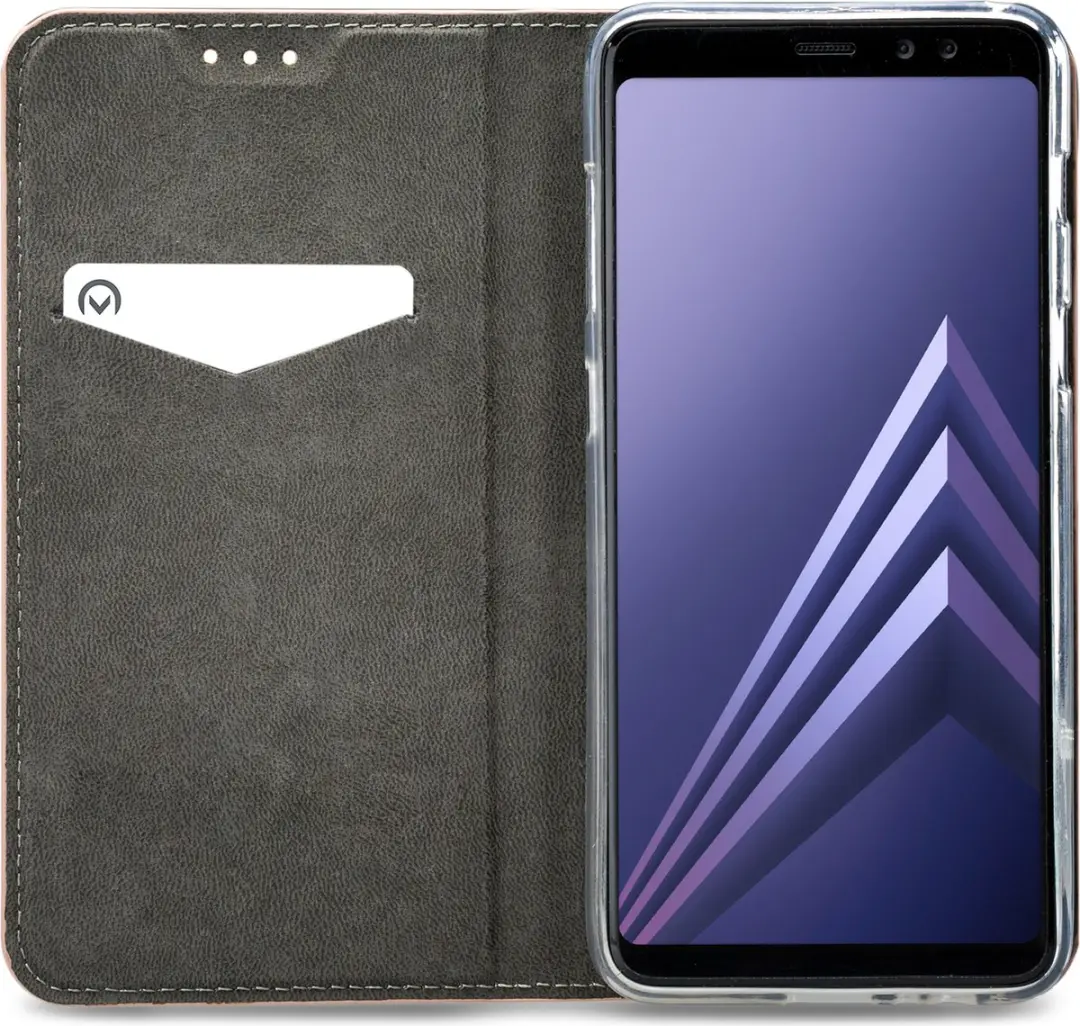 Mobilize Premium Gelly Bookcase Samsung Galaxy A8 (2018) - Roze