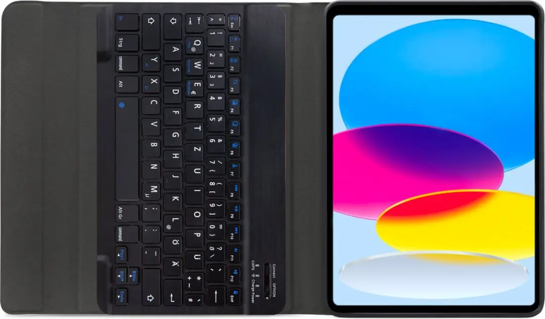 Mobilize iPad 10 (2022) Hoes met Bluetooth Keyboard - Zwart