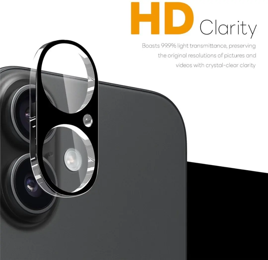 NORTHJO 9H Tempered Glass Camera Lens Protector - iPhone 17 - 2 Stuks