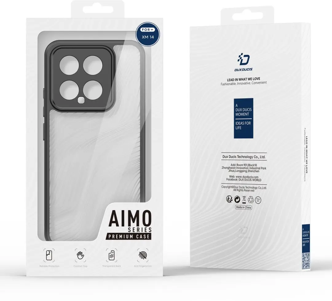 Dux Ducis Aimo Series SH00067758 Telefoonhoesje - Xiaomi 14 - Zwart