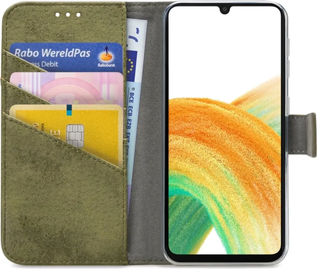 My Style Samsung Galaxy A33 5G Flex Wallet Hoesje - Groen - afbeelding 6 van 6