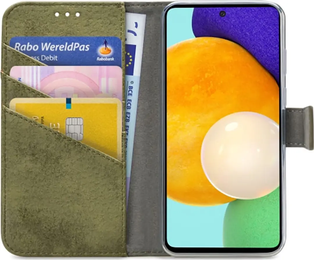 My Style Samsung Galaxy A33 5G Flex Wallet Hoesje - Groen