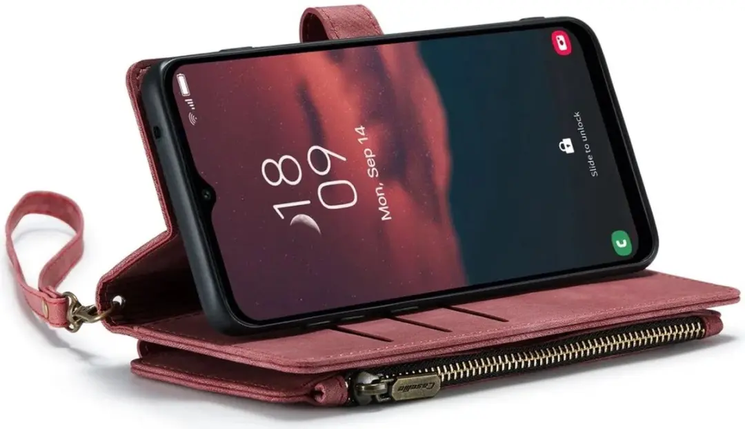 Caseme C30 Hoesje Samsung Galaxy A34 - Rood