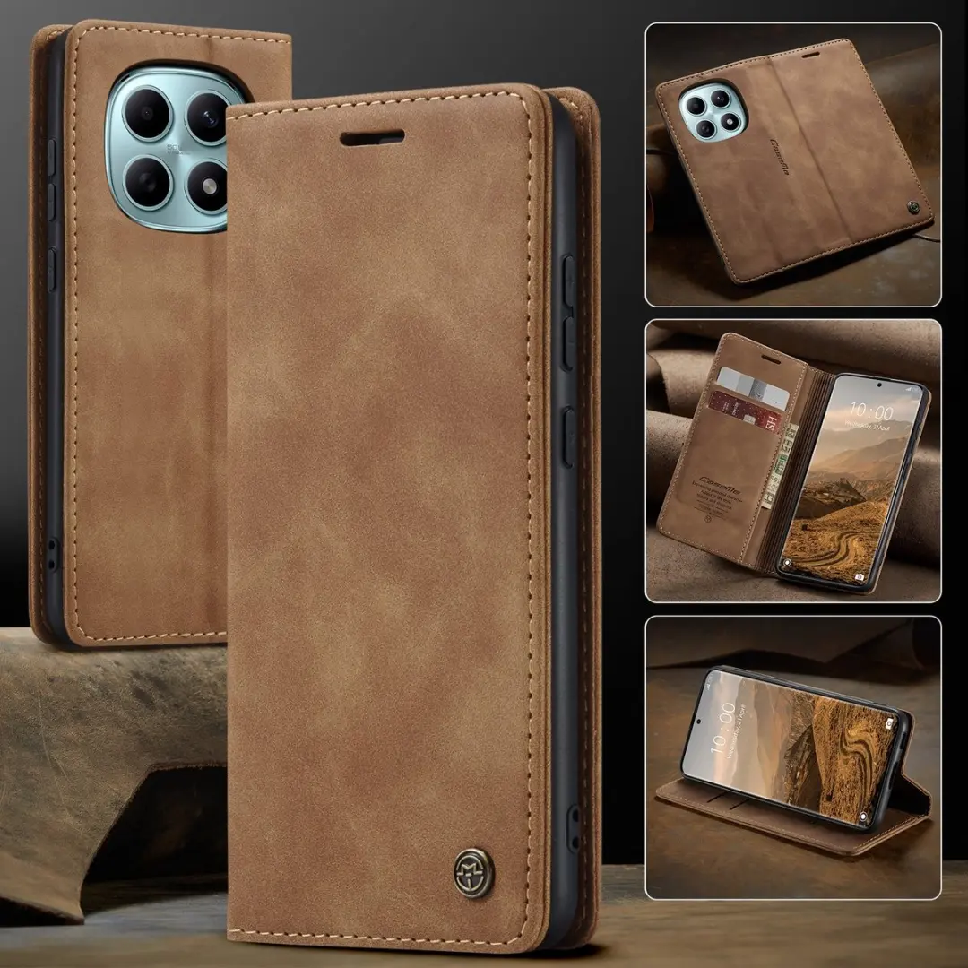 Caseme 013 Book Case - Xiaomi Redmi Note 15/Poco M8 - Bruin
