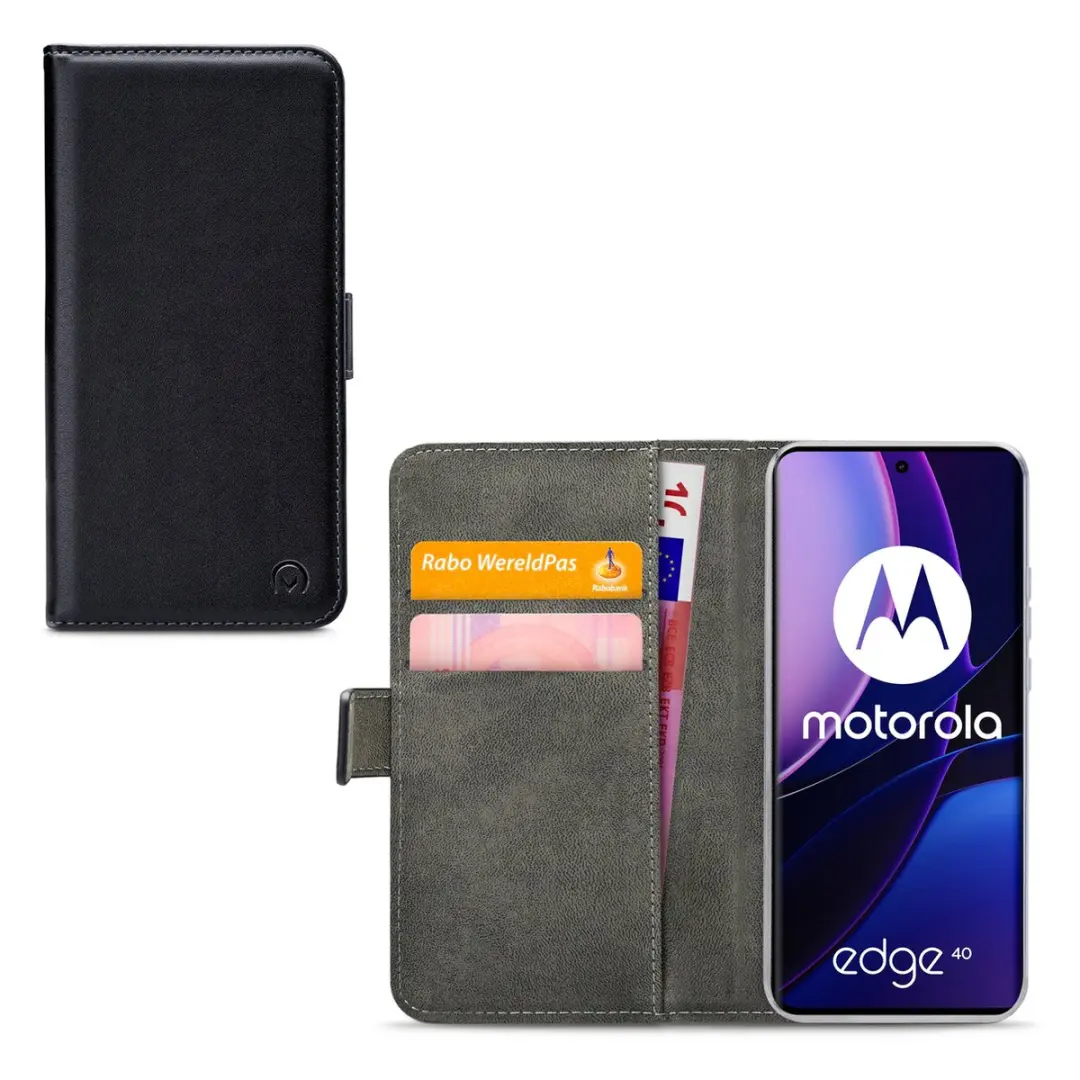 Mobilize Classic Gelly Wallet Bookcase Motorola Edge 40 - Zwart