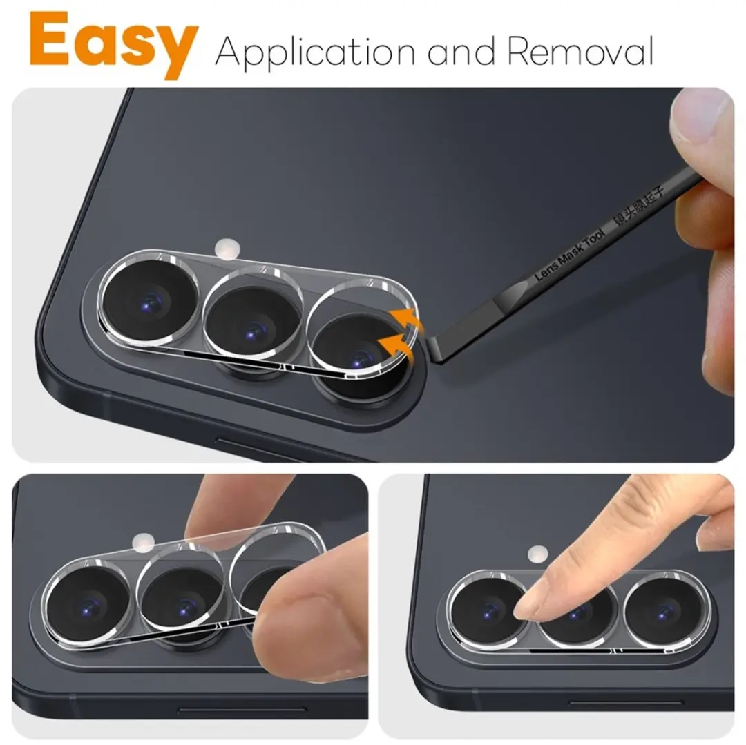 NORTHJO 9H Tempered Glass Camera Lens Protector - Samsung Galaxy S26 - Transparant