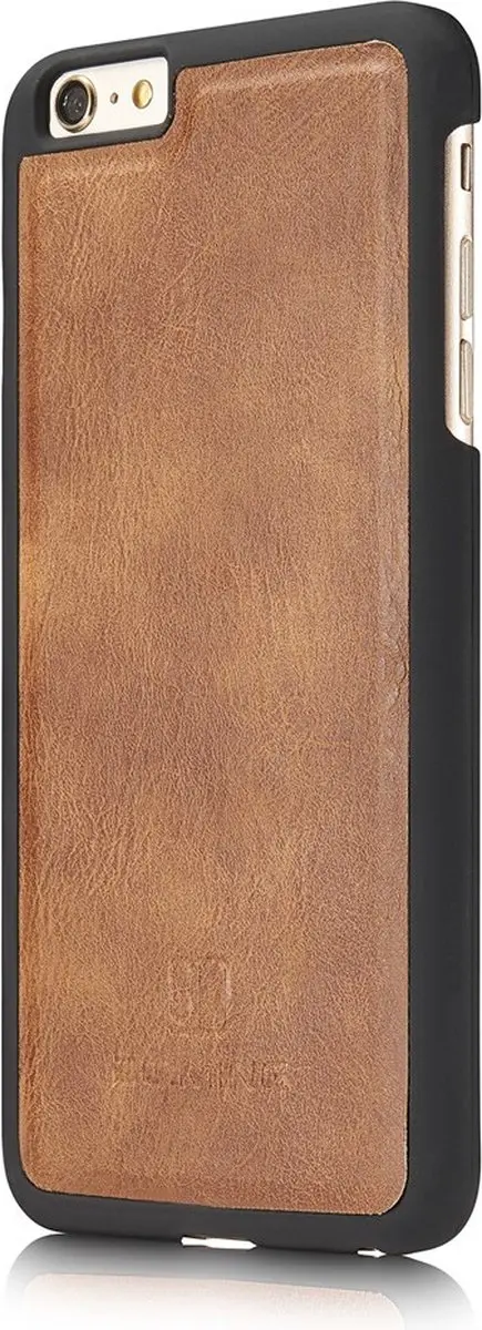 DG.MING iPhone 6/6S Portemonnee Hoesje C21W14-23 - Bruin