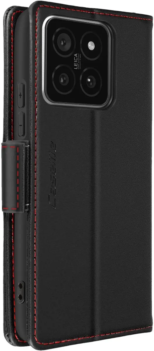 Caseme Foliohoes Xiaomi 14 Anti-RFID - Zwart