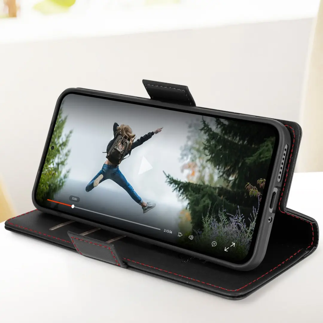 Caseme Foliohoes Xiaomi 14 Anti-RFID - Zwart