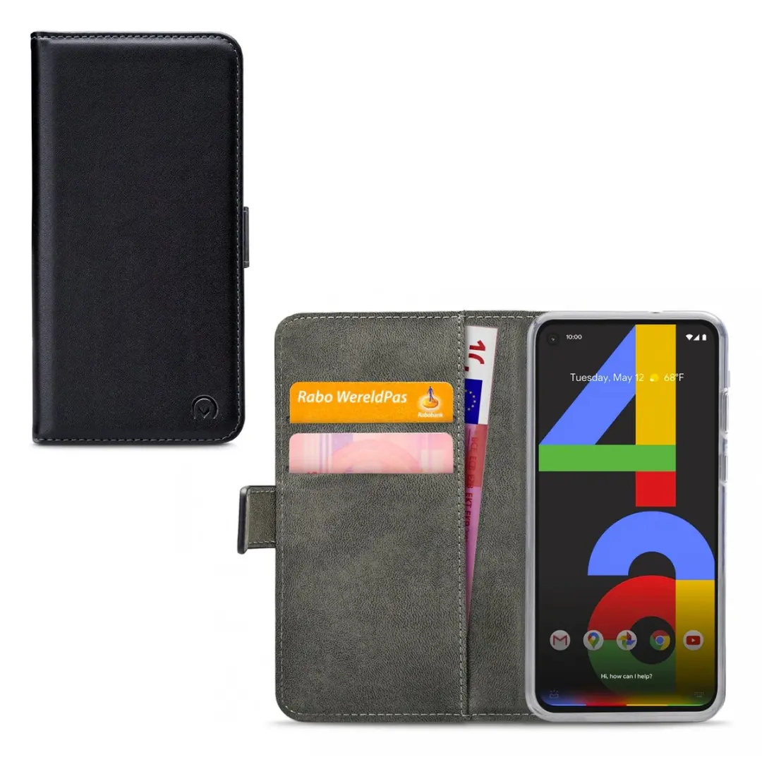 Mobilize Classic Gelly Wallet Bookcase Pixel 4a 5G - 4 Pasjes Zwart
