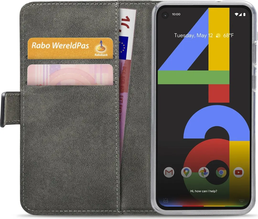 Mobilize Classic Gelly Wallet Bookcase Pixel 4a 5G - 4 Pasjes Zwart - afbeelding 6 van 6