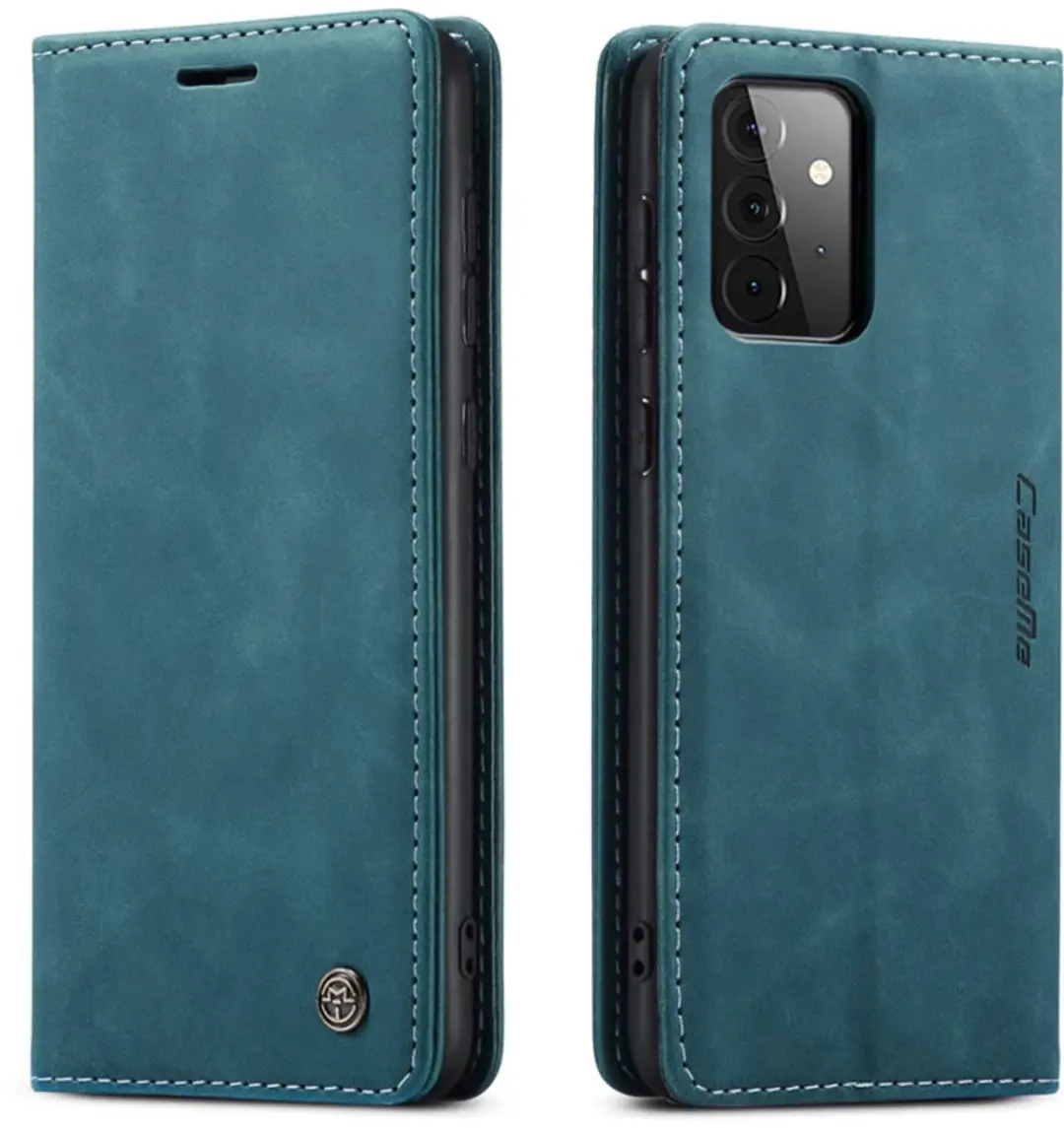 Caseme Galaxy A72 5G Wallet Book Hoesje - Magneetsluiting - Licht Blauw A726-13