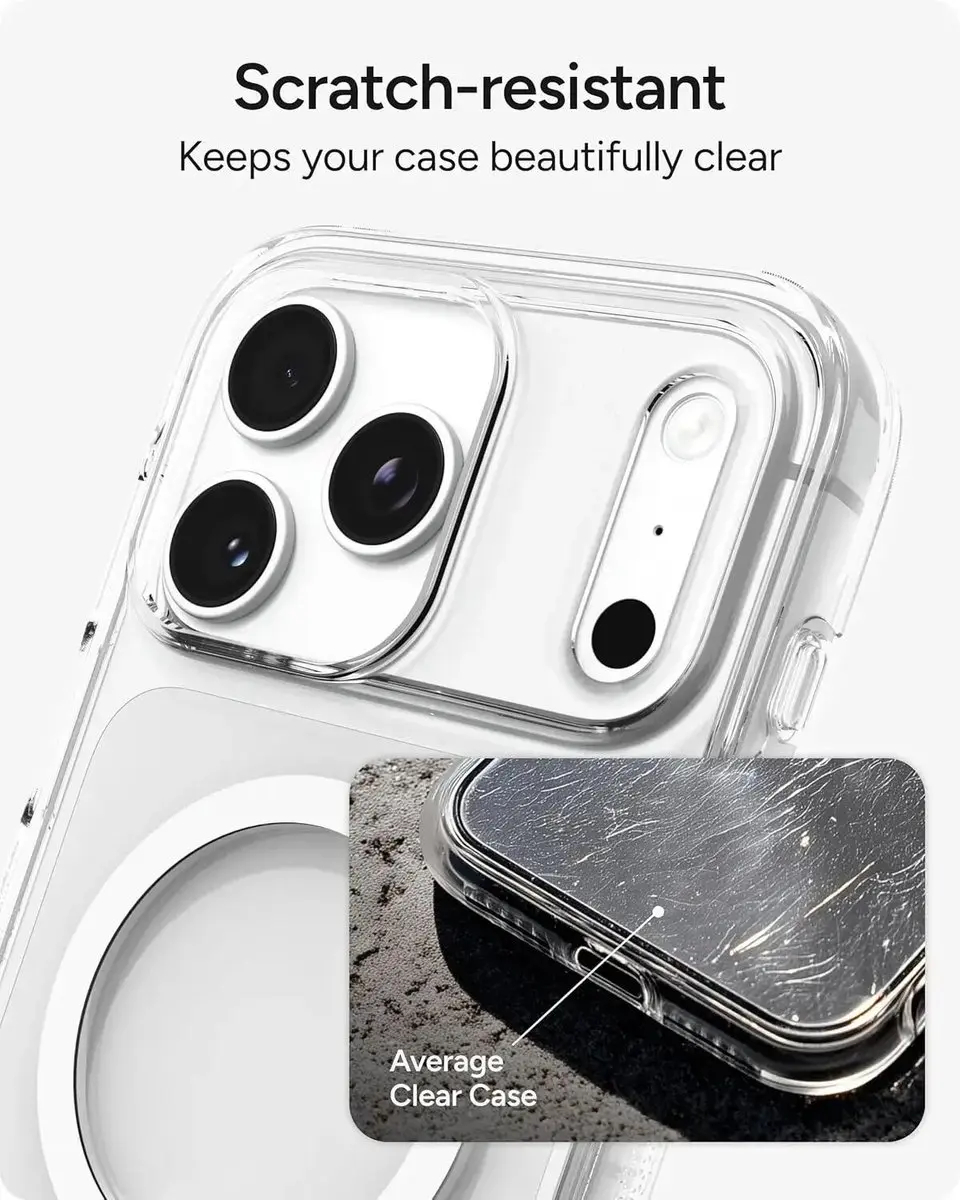 ZAGG Crystal Palace iPhone 17 Pro Max Hoesje - Transparant - afbeelding 6 van 6