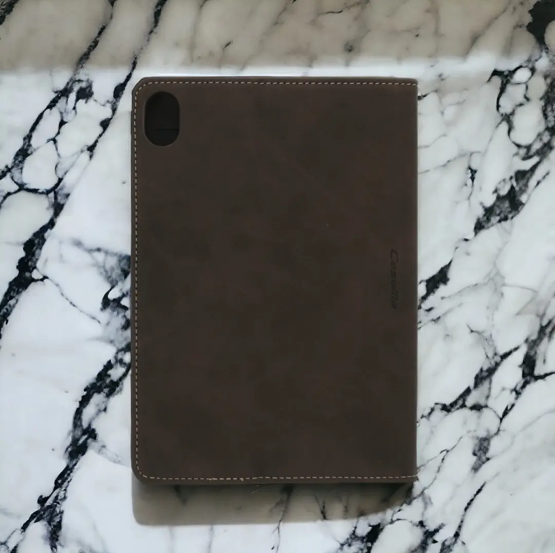 Caseme Bookcase Tablethoes Donkerbruin - iPad Mini 6/7 8.3"
