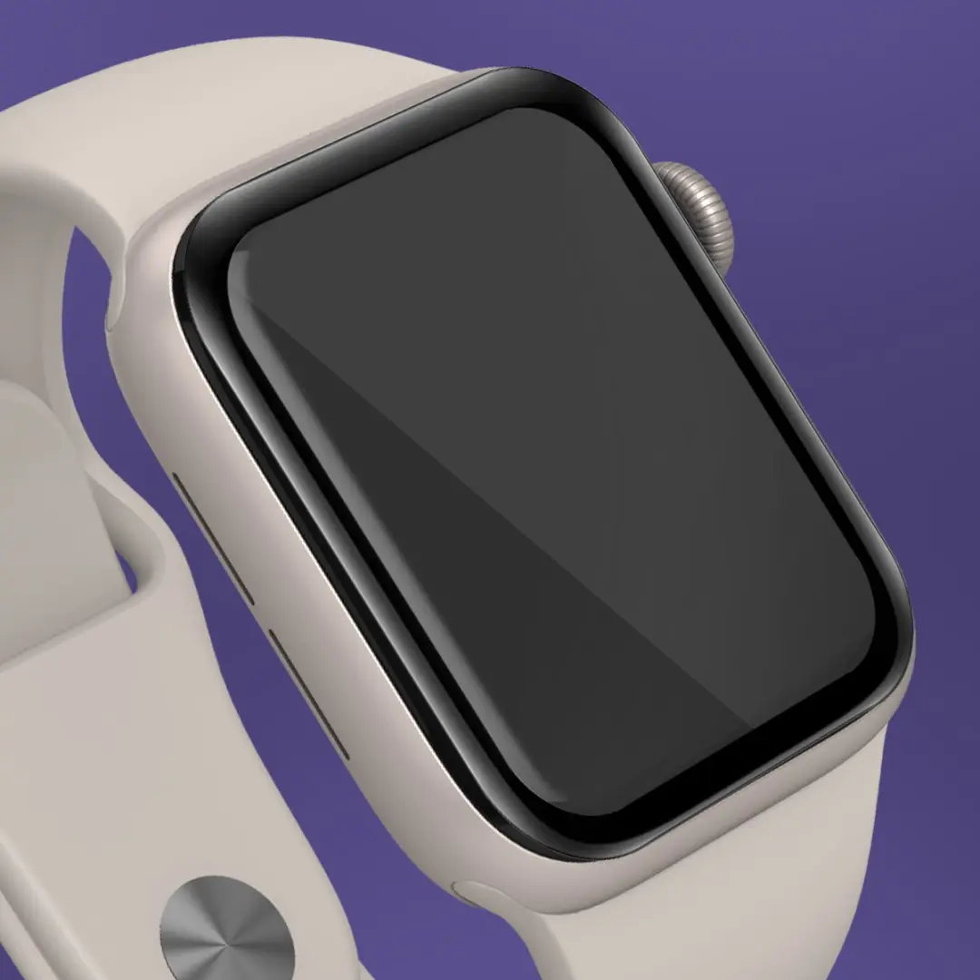 Imak Screenprotector Apple Watch SE 44mm - Zwart