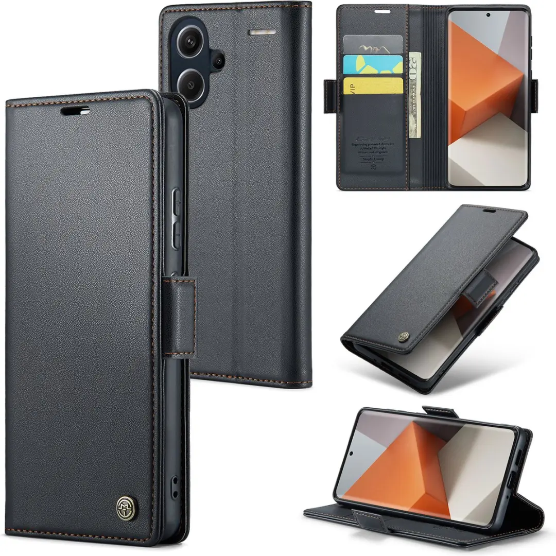 Caseme Wallet Case RFID Magneetsluiting Redmi Note 13 Pro+
