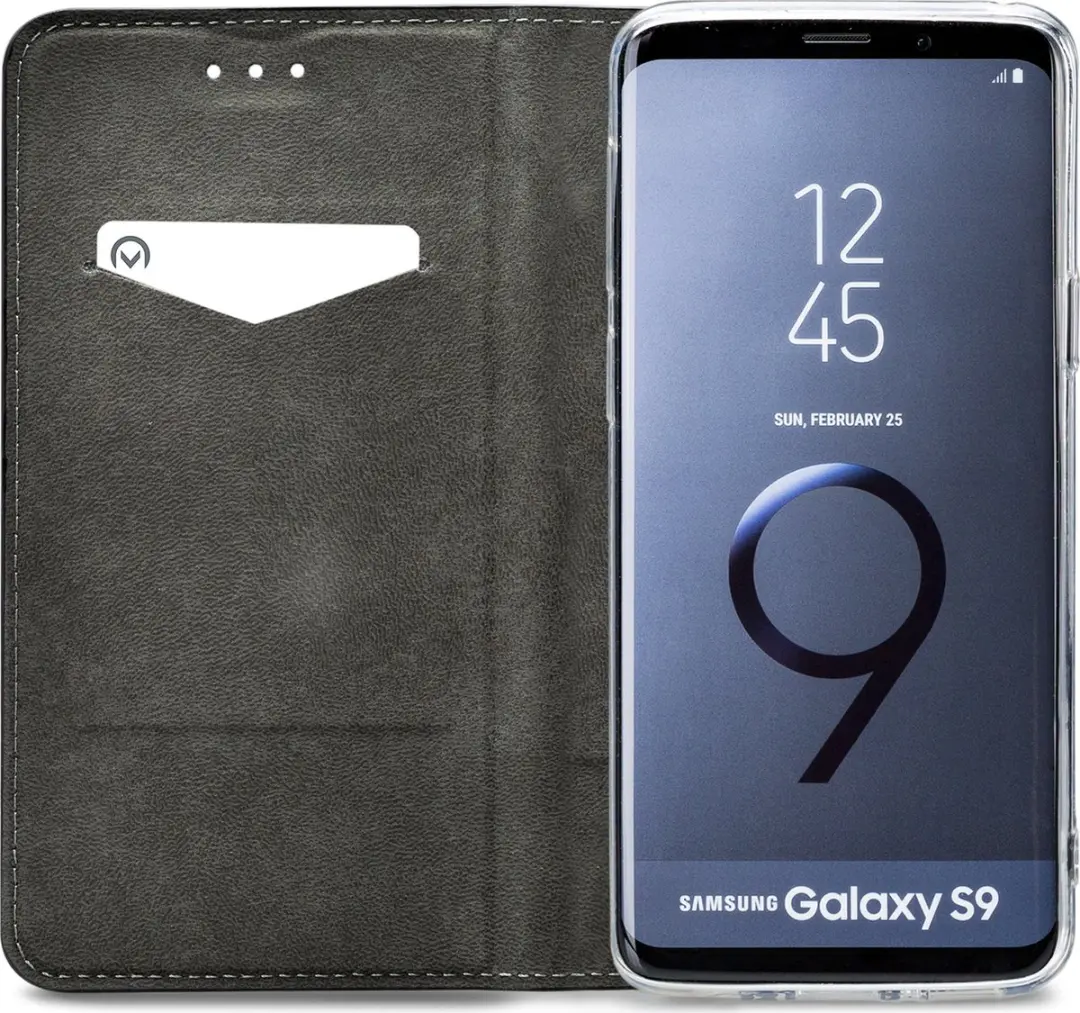 Mobilize Galaxy S9 Premium Gelly Bookcase Portemonnee - 3 Pasjes - Zwart