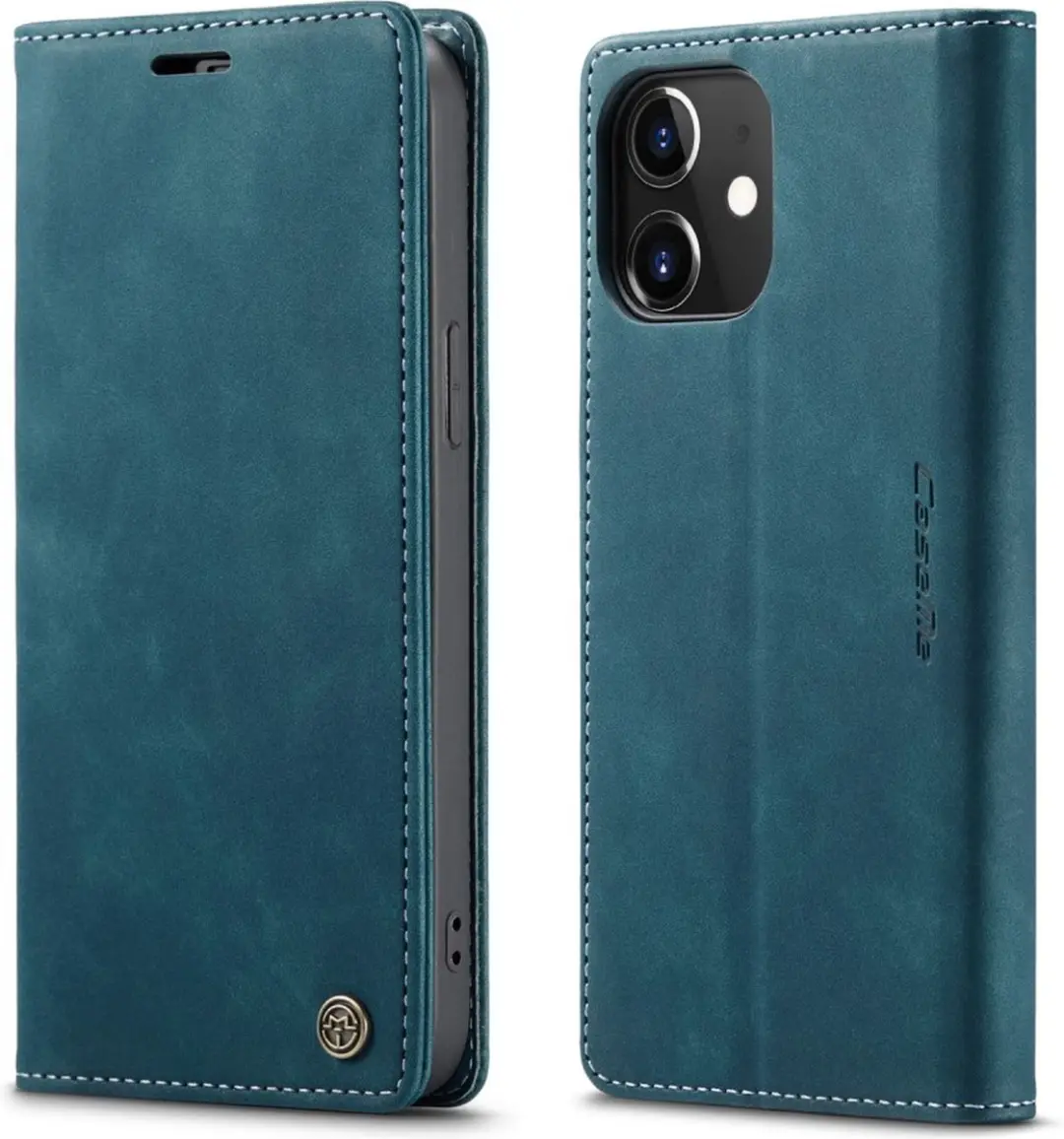 Caseme Book Case Groen - voor iPhone 12 Mini