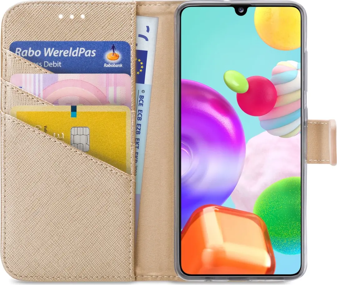 My Style MSFWLT1180 Telefoonhoesje Samsung Galaxy A41 - Goud