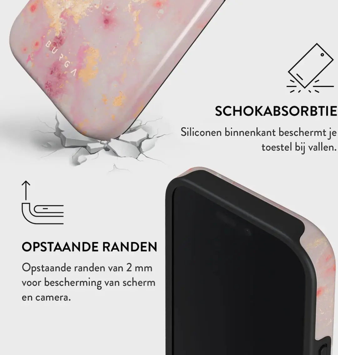 Burga Tough Case Apple iPhone 16 Pro ME_05_IP16PRO_TH - Gouden Coral