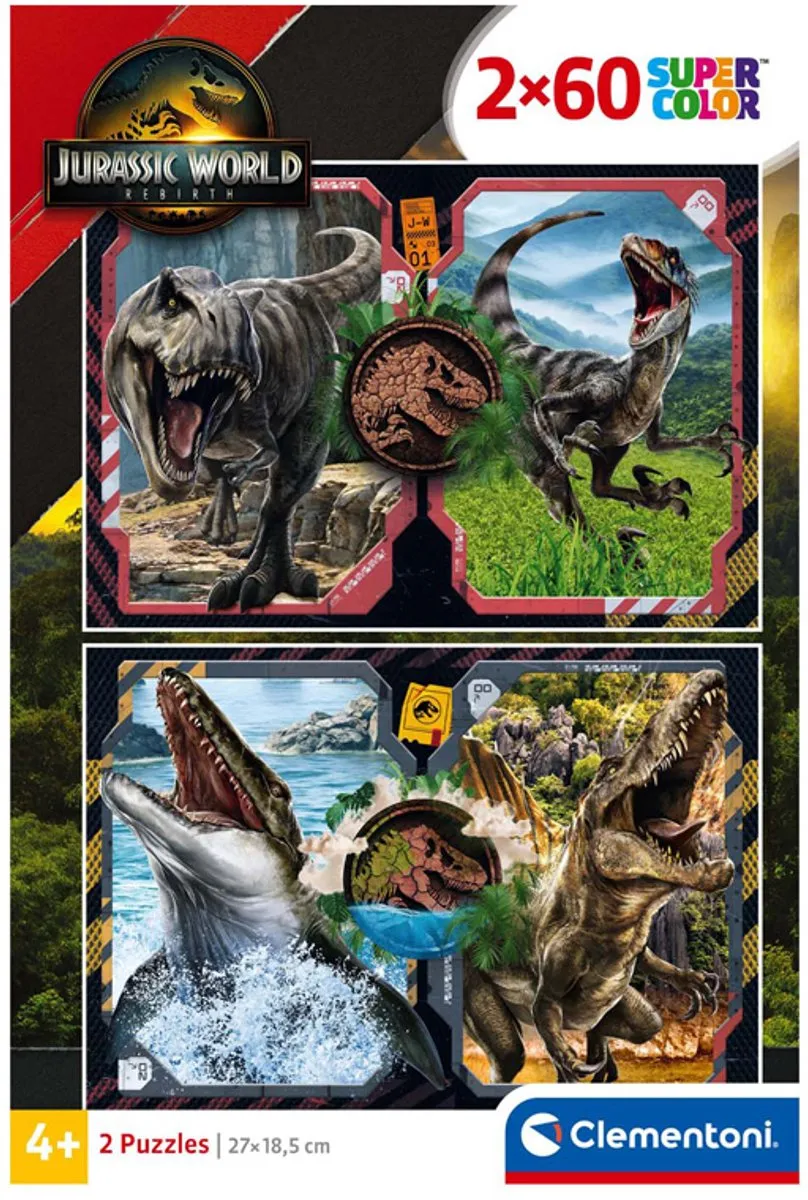 Clementoni Jurassic World Rebirth Puzzel 120 Stuks - Multikleur