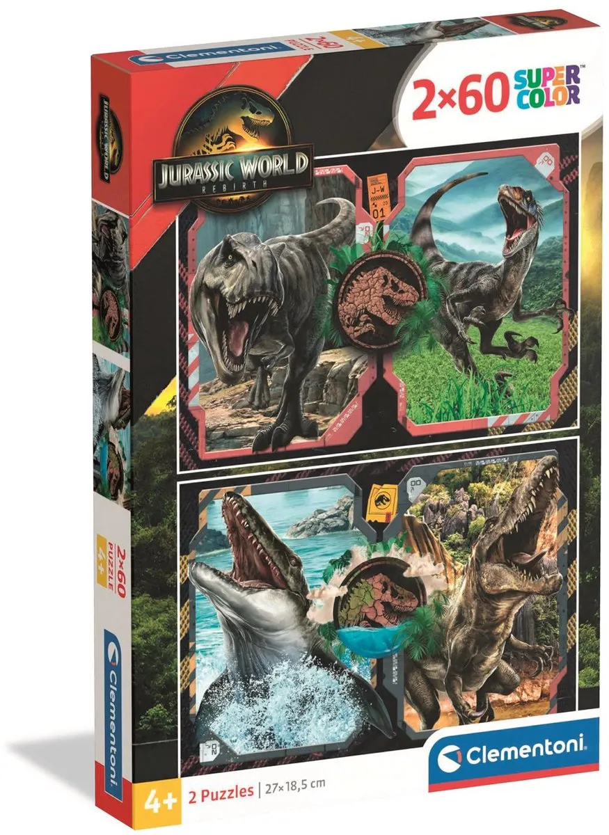 Clementoni Jurassic World Rebirth Puzzel 120 Stuks - Multikleur