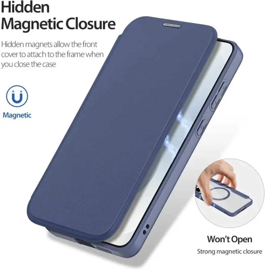 Dux Ducis Hoes Samsung Galaxy S25 Edge - MagSafe - Blauw