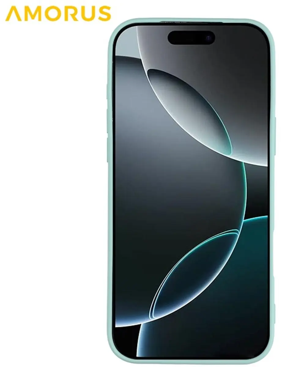 Amorus iPhone 17 Pro Max Hoesje Mint Green