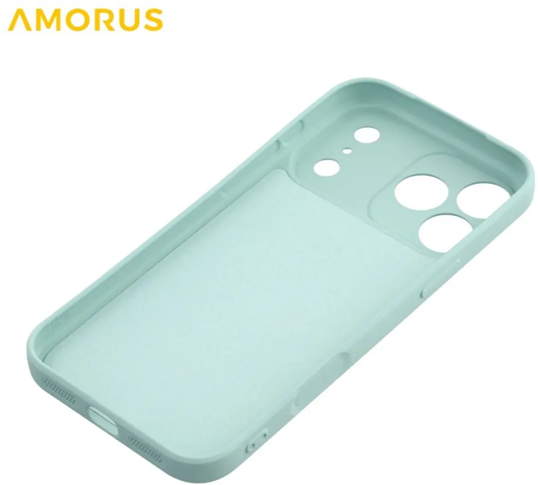 Amorus iPhone 17 Pro Max Hoesje Mint Green - afbeelding 6 van 6