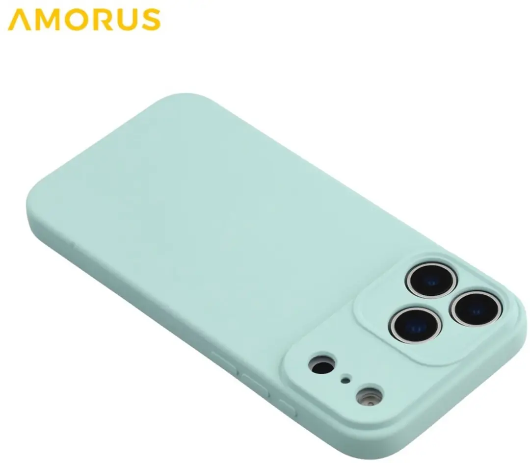 Amorus iPhone 17 Pro Max Hoesje Mint Green