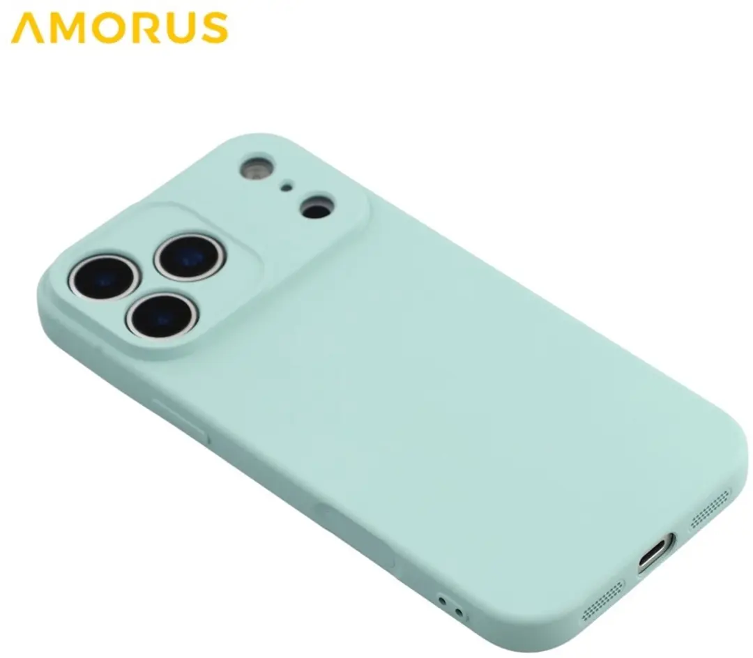 Amorus iPhone 17 Pro Max Hoesje Mint Green