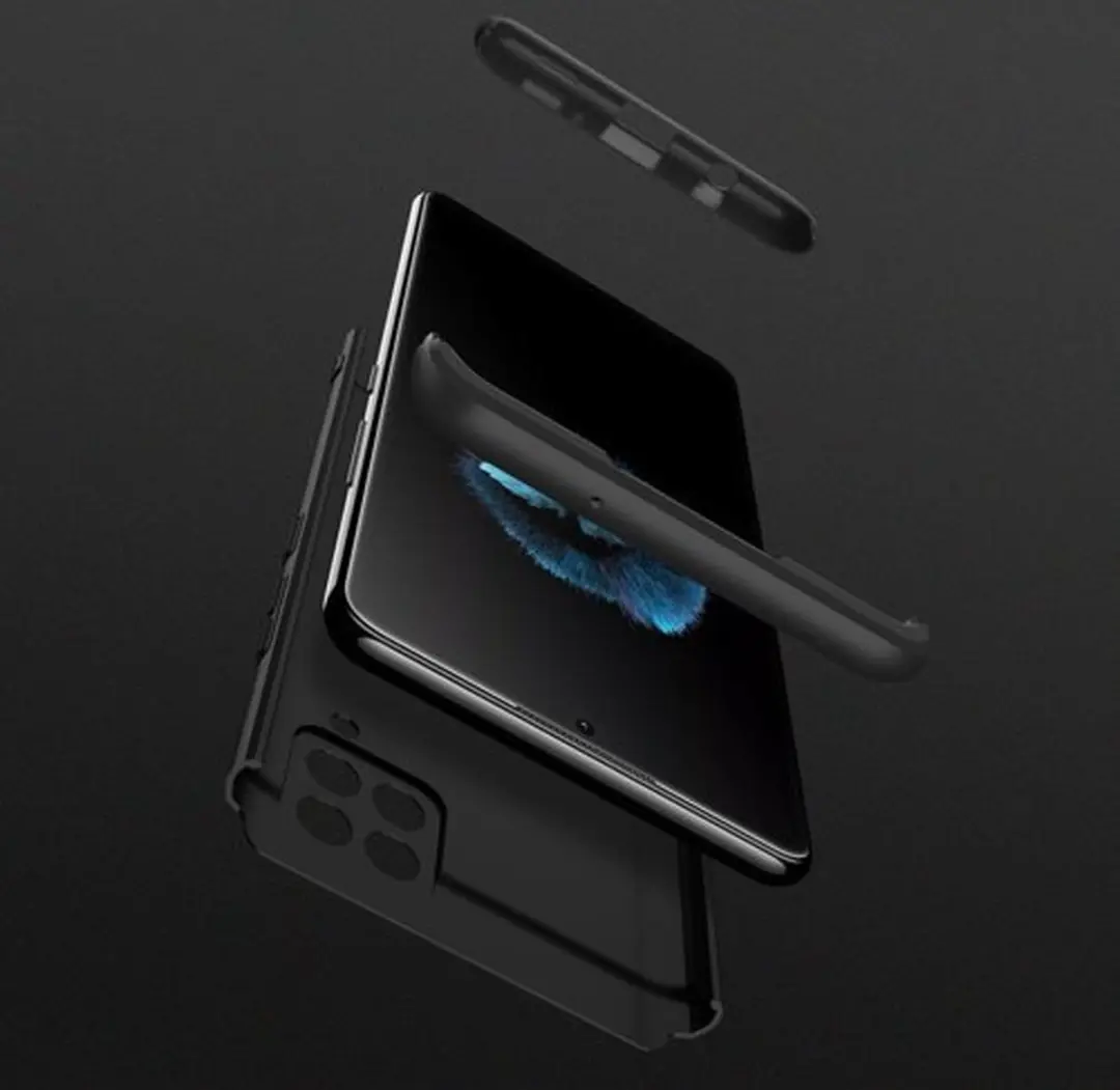 GKK 360 Full Body Case Samsung Galaxy A42 5G - Zwart
